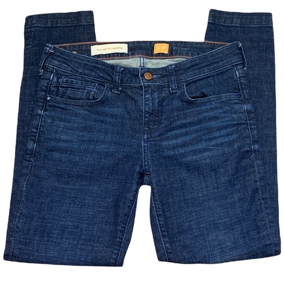 Anthropologie Pilcro Stet Side Slit Ankle Jeans 26 - Picture 2 of 9